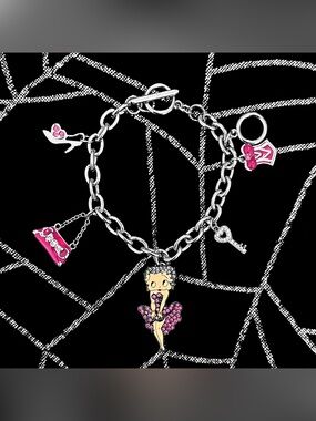 Betty Boop Charm Bracelet